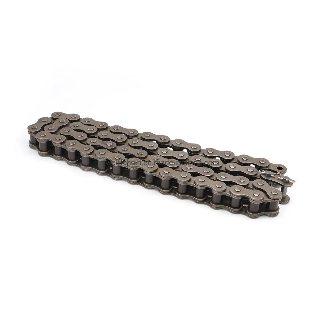 Hardware Use for Motorcycle/Bicycle Chain Four Sides Riveting Combine Harvester Stainless Steel Transmission Chain Conveyor Chain Roller Chain Motorcycle Chain